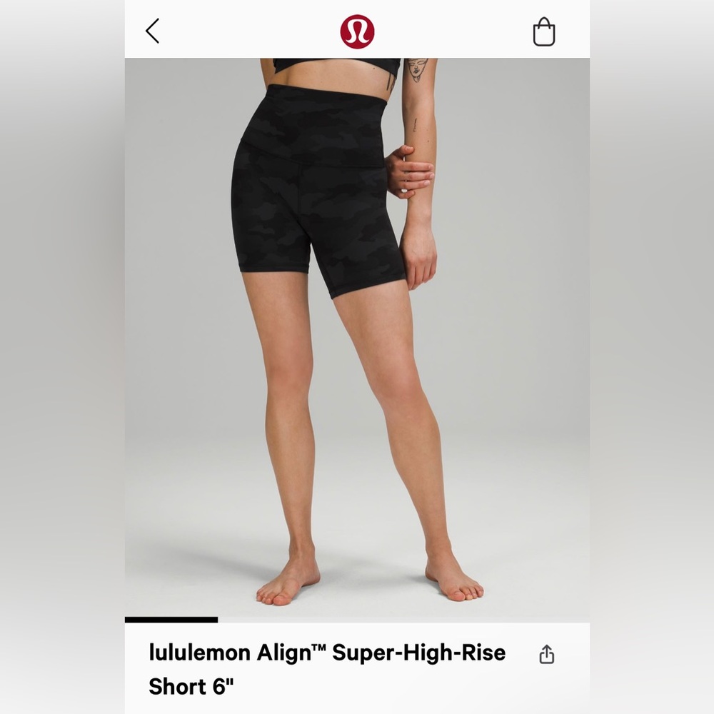 LULULEMON Align SHR Short 6"'
